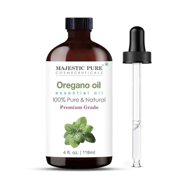 Limited time deal savings-59% MAJESTIC PURE Oregano Essential Oil | 100% Pure and Natural Oregano Oil |
