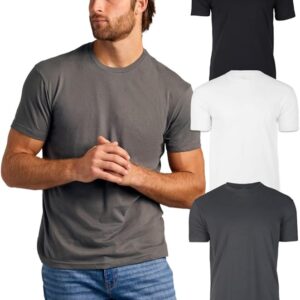 Limited time deal 56% off True Classic Mens T-Shirts - Short Sleeve Crew Neck Plain Novelty T Shirt for Men