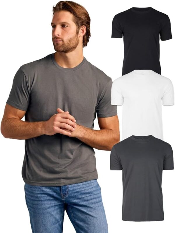 Limited time deal 56% off True Classic Mens T-Shirts - Short Sleeve Crew Neck Plain Novelty T Shirt for Men