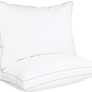 Limited deal -18%off Utopia Bedding Bed Pillows for Sleeping Queen Size (White), Set of 2, Cooling Hotel Quality, Gusseted Pillow for Back, Stomach or Side Sleepers