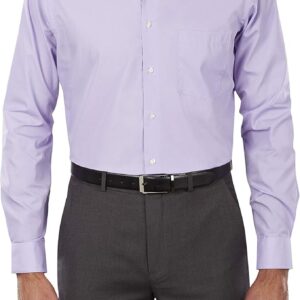 Limited time deal with savings-50% Van Heusen Men's Dress Shirt Regular Fit Poplin Solid