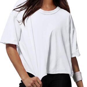 Limited time deal -70% off Product details Fabric typeMaterial: 95% Cotton and 5% spandex, comfortable and stretchy, our crop tops are not see-through and provide all-day comfort. Care