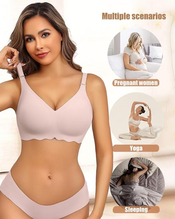 Avidlove   -28% Wireless Bras for Women Seamless Bralette Full Coverage Bra V Neck Tshirt Brassiere