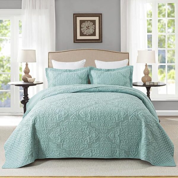 Limited time deal savings-50% 【BEDSPREAD QUEEN SIZE】